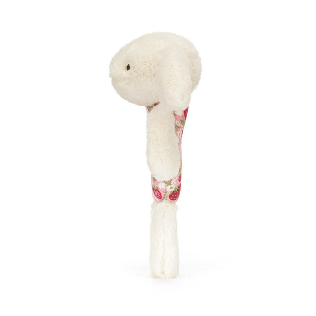 Jellycat - Blossom Bunny Ring Rattle Cherry Berry