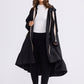 Hyacinth Raincoat - Black with Taupe