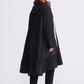 Hyacinth Raincoat - Black with Taupe