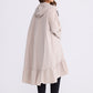 Hyacinth Raincoat - Taupe with Black