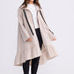 Hyacinth Raincoat - Taupe with Black