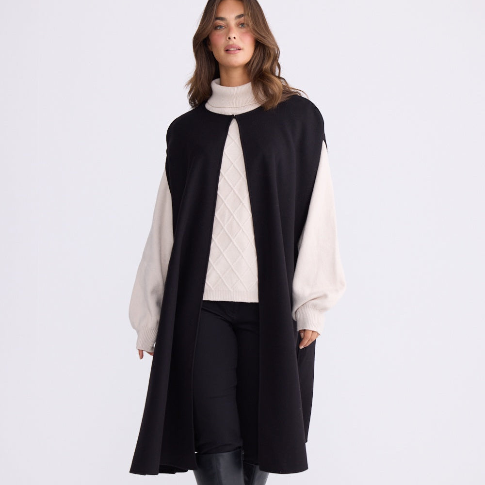 Trini Cape  - Black