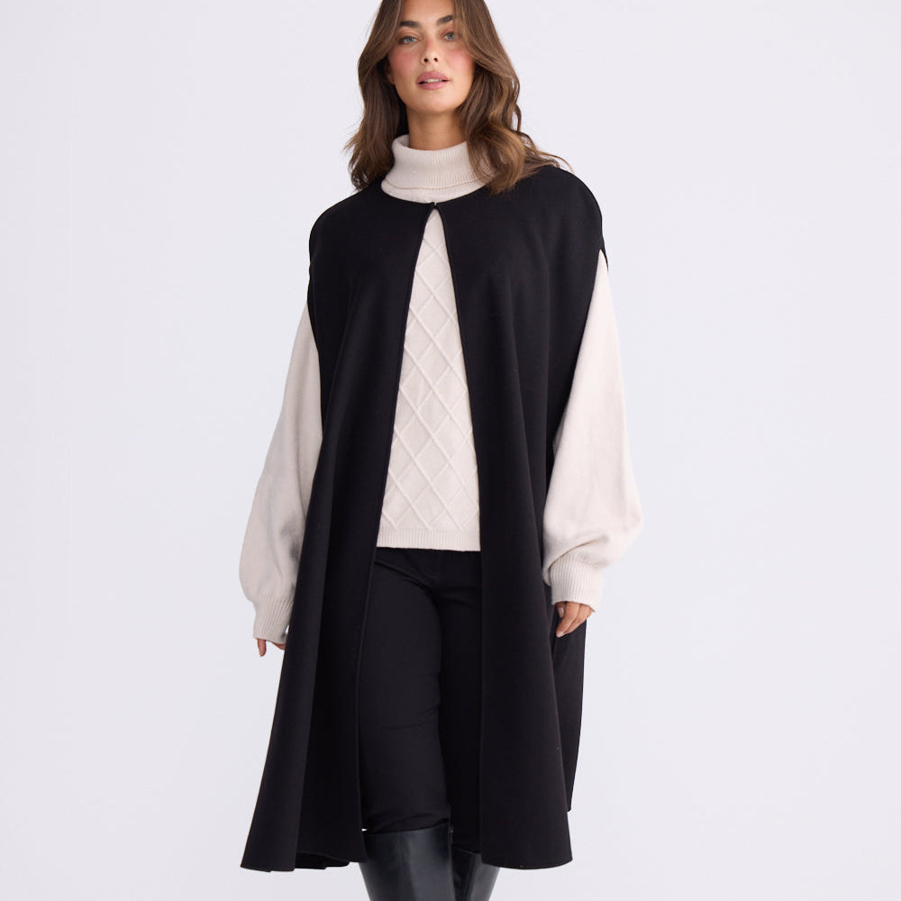 Trini Cape  - Black