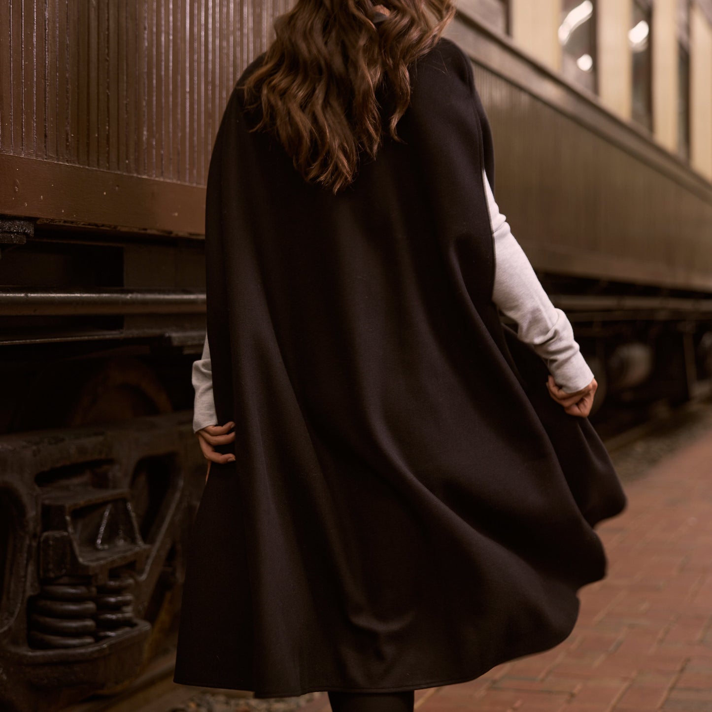 Trini Cape  - Black