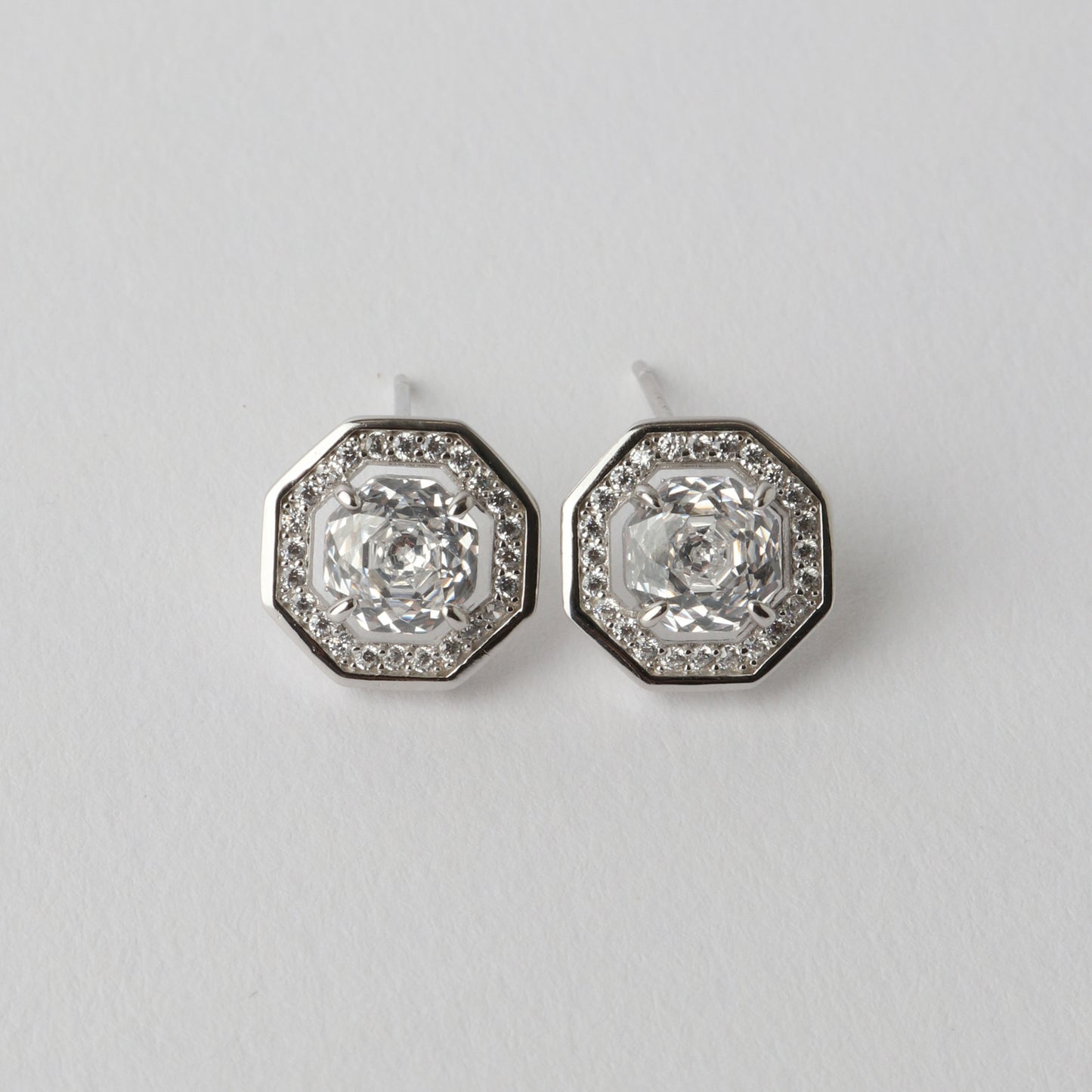 Celine Cubic Zirconia Earrings 925 Silver