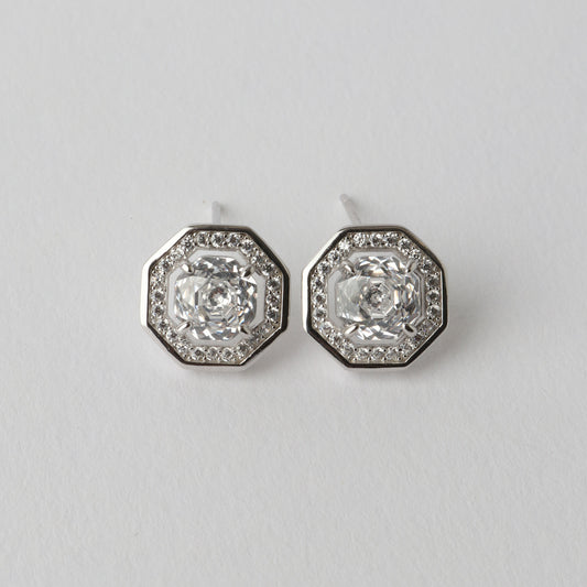 Celine Cubic Zirconia Earrings 925 Silver