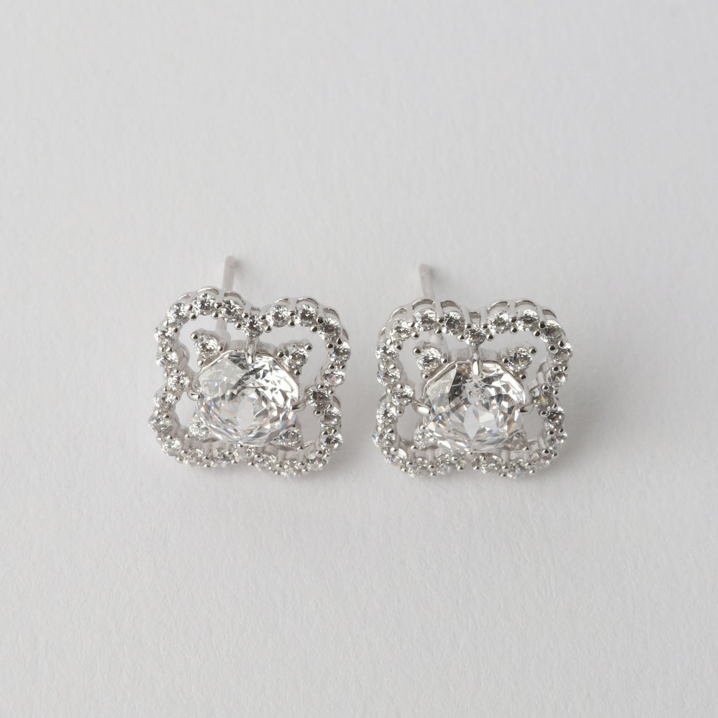 Asher Cubic Zirconia Earrings 925 Silver