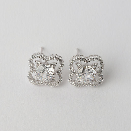 Asher Cubic Zirconia Earrings 925 Silver