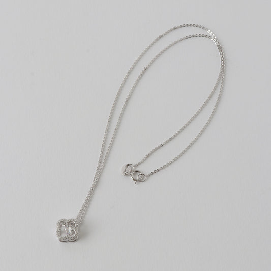 Ava Cubic Zirconia Necklace 925 Silver