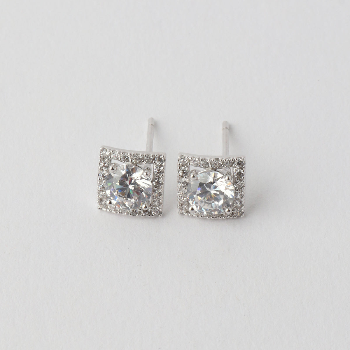 Adeline Cubic Zirconia Earrings 925 Silver