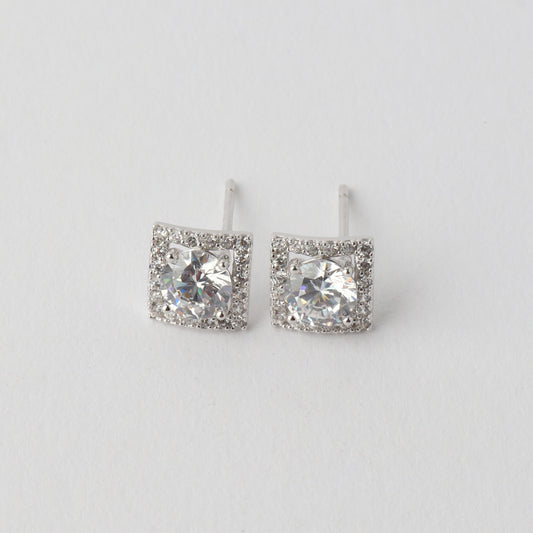 Adeline Cubic Zirconia Earrings 925 Silver