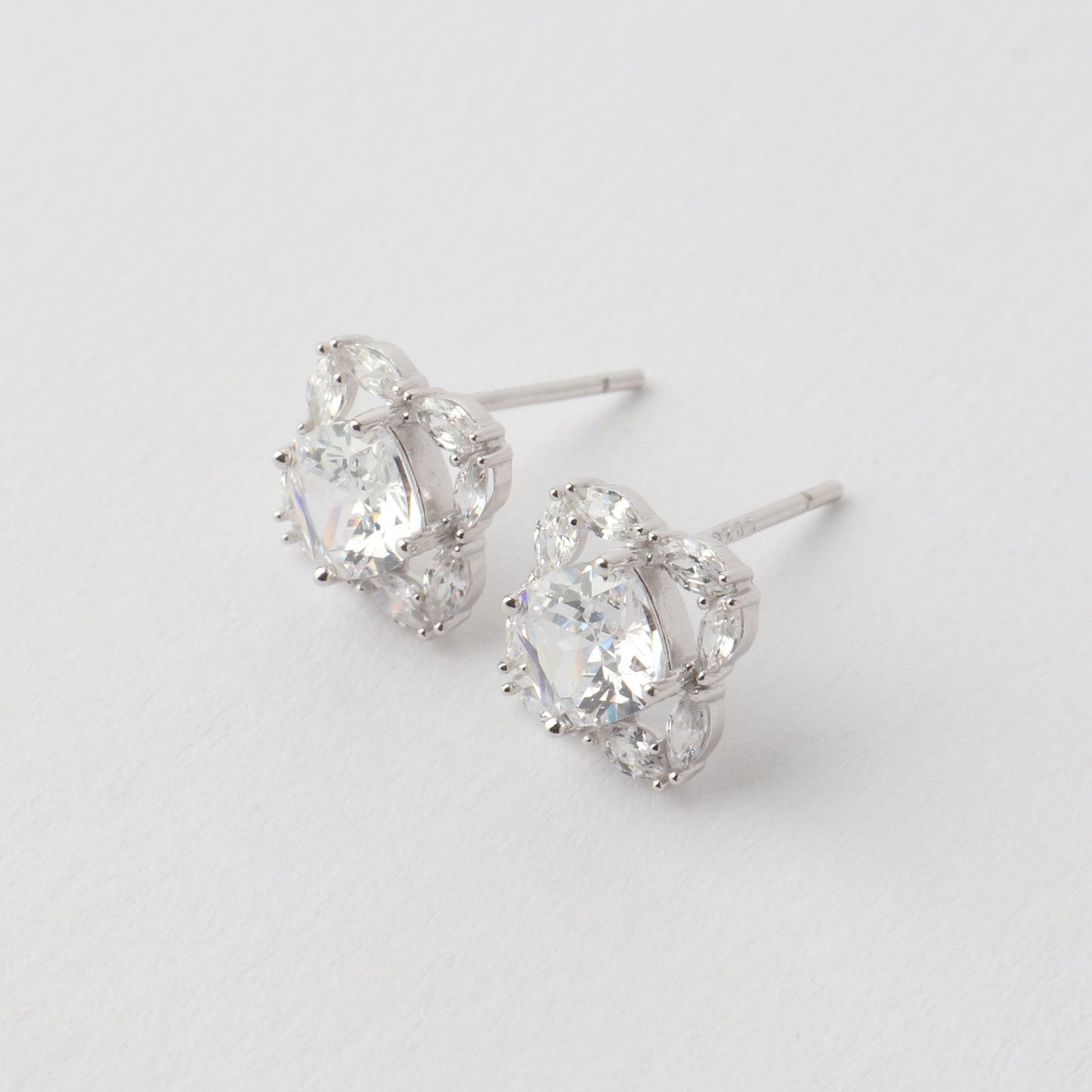 Ava Cubic Zirconia Earrings 925 Silver
