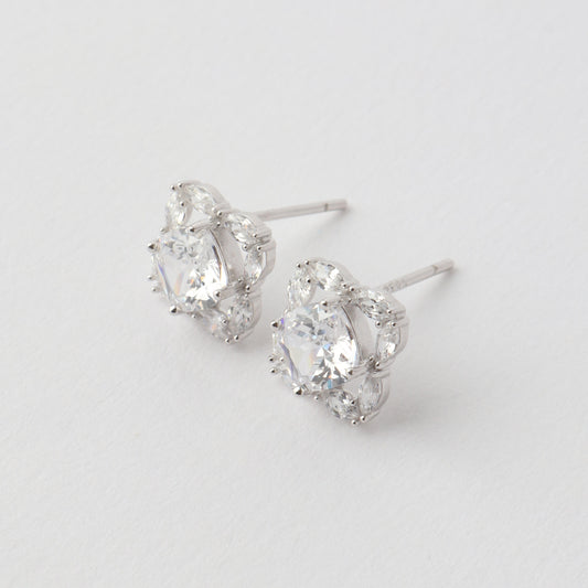 Ava Cubic Zirconia Earrings 925 Silver