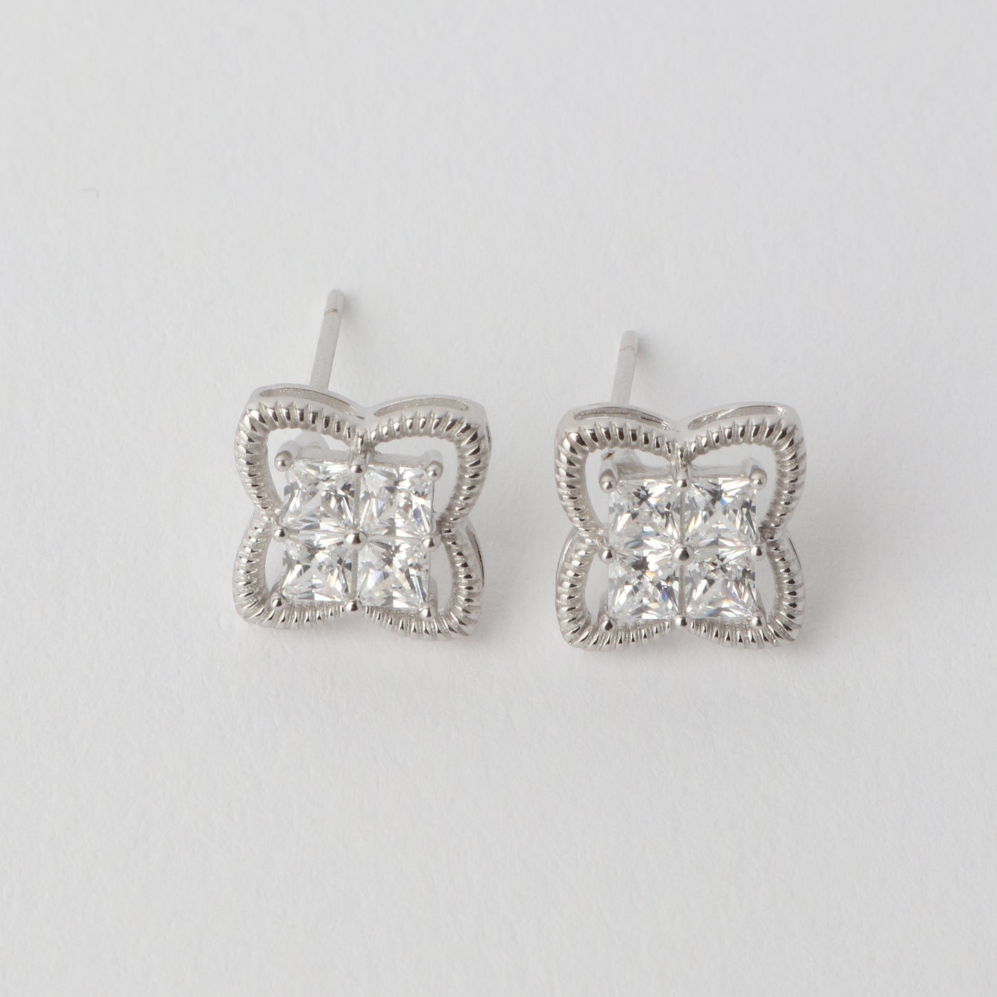 Bella Cubic Zirconia Earrings 925 Silver