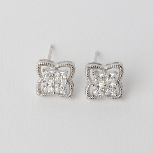 Bella Cubic Zirconia Earrings 925 Silver