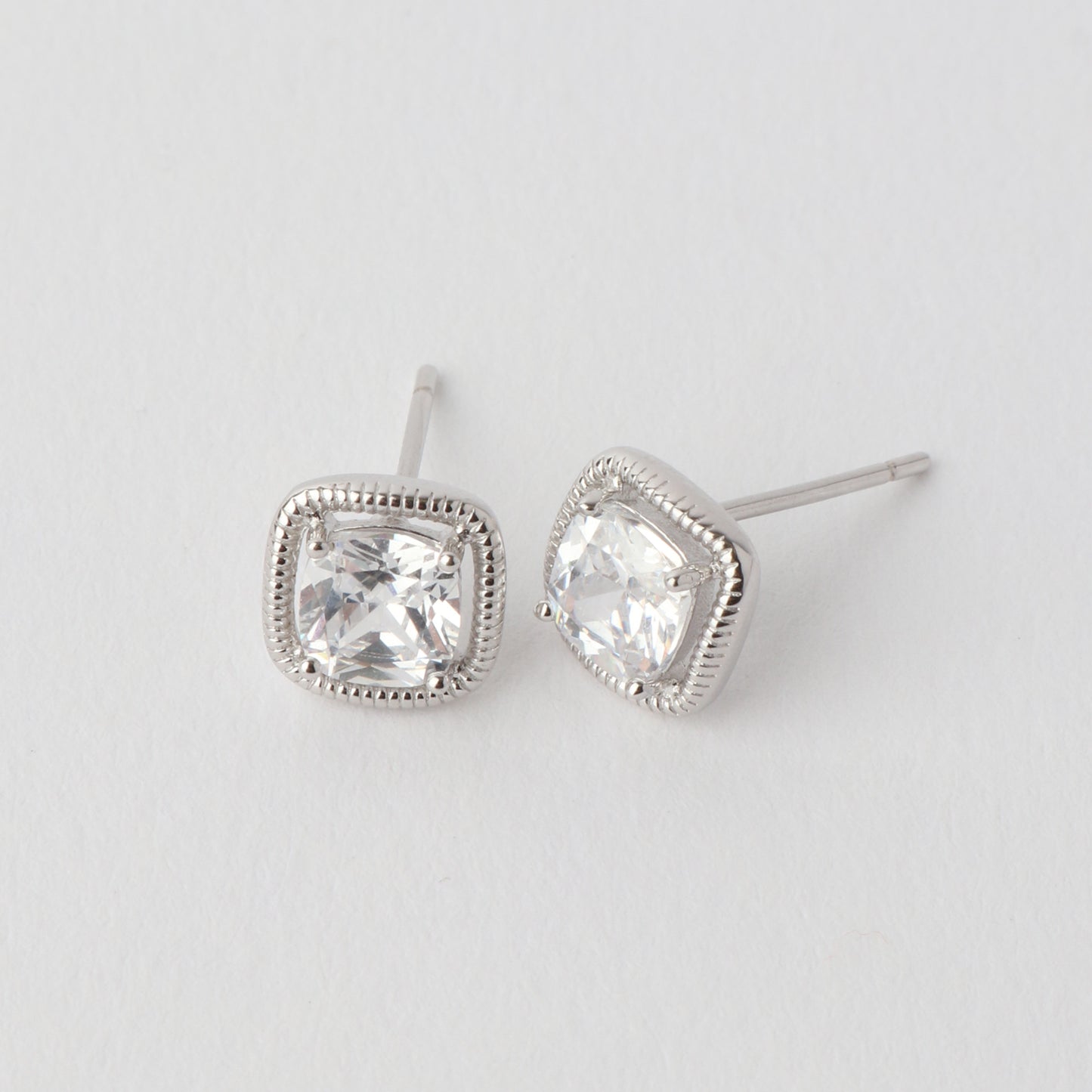 Brooke Cubic Zirconia Earrings 925 Silver