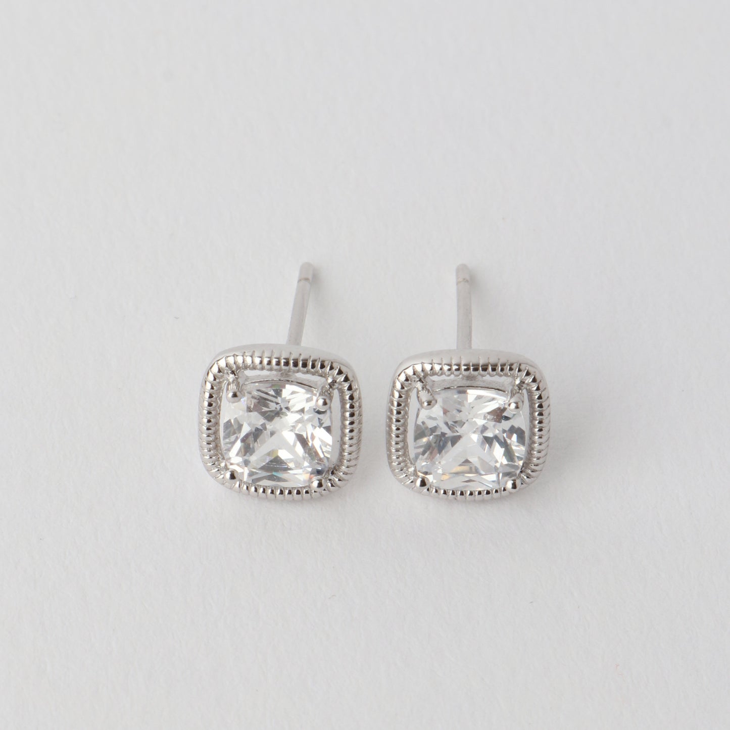 Brooke Cubic Zirconia Earrings 925 Silver