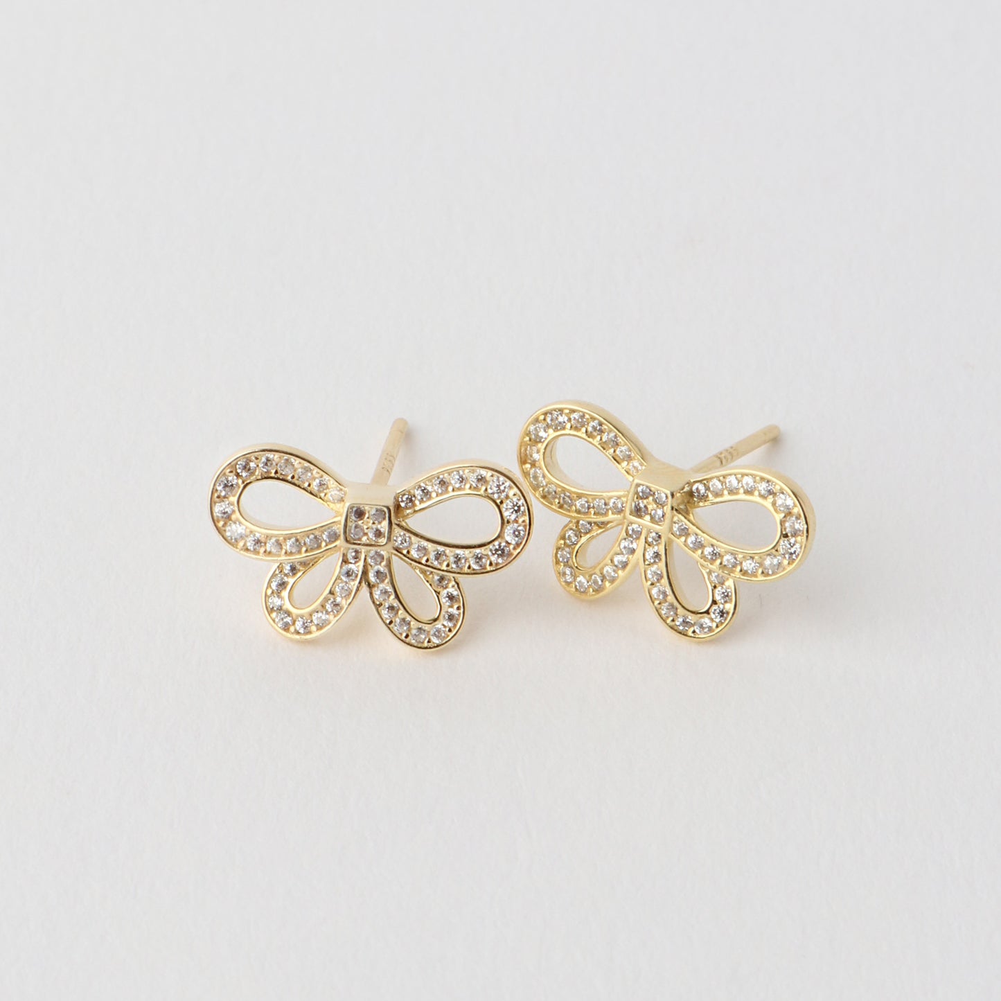 Barb Cubic Zirconia Earrings 925 Silver