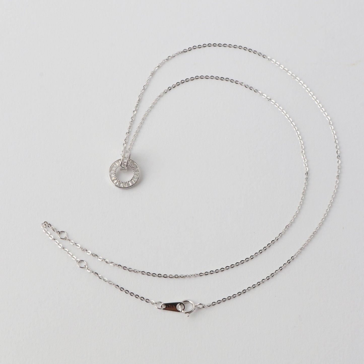 Blake Cubic Zirconia Necklace 925 Silver