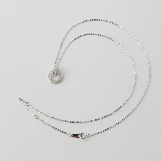 Blake Cubic Zirconia Necklace 925 Silver