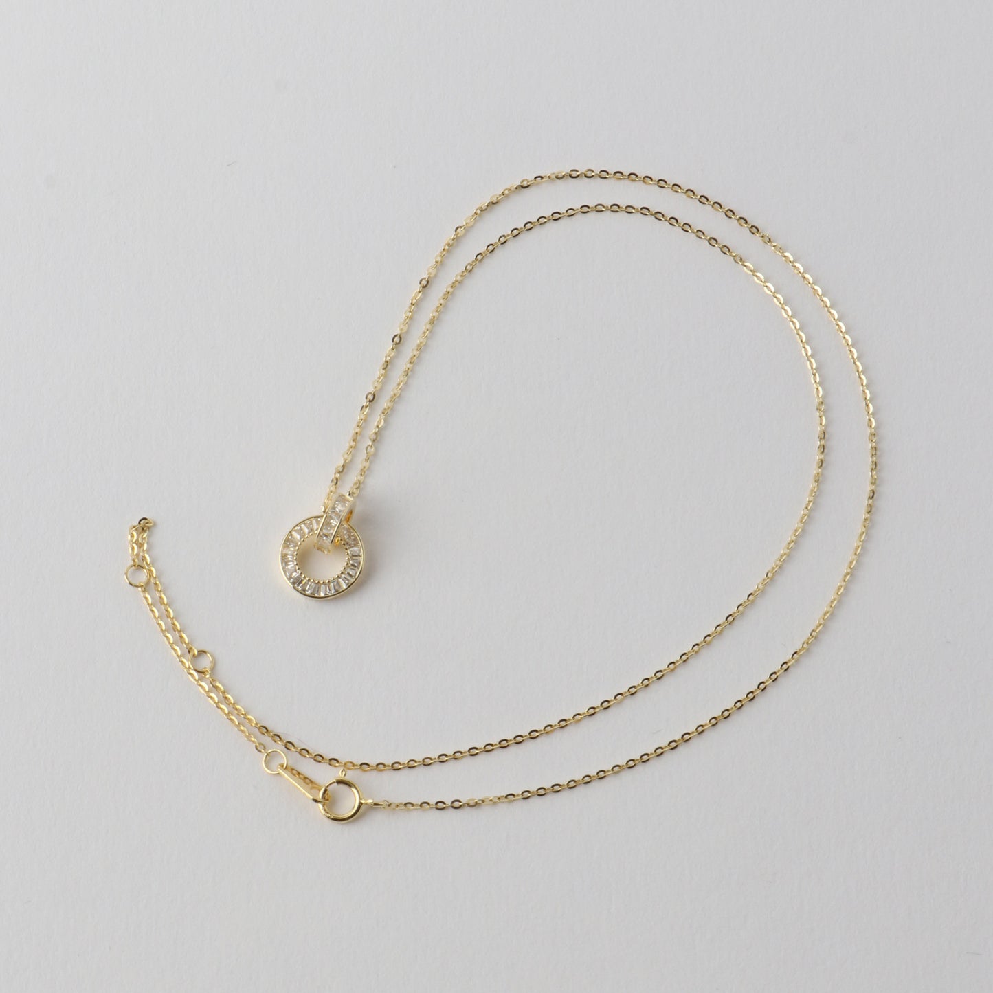 Brittany Cubic Zirconia Necklace 925 Silver