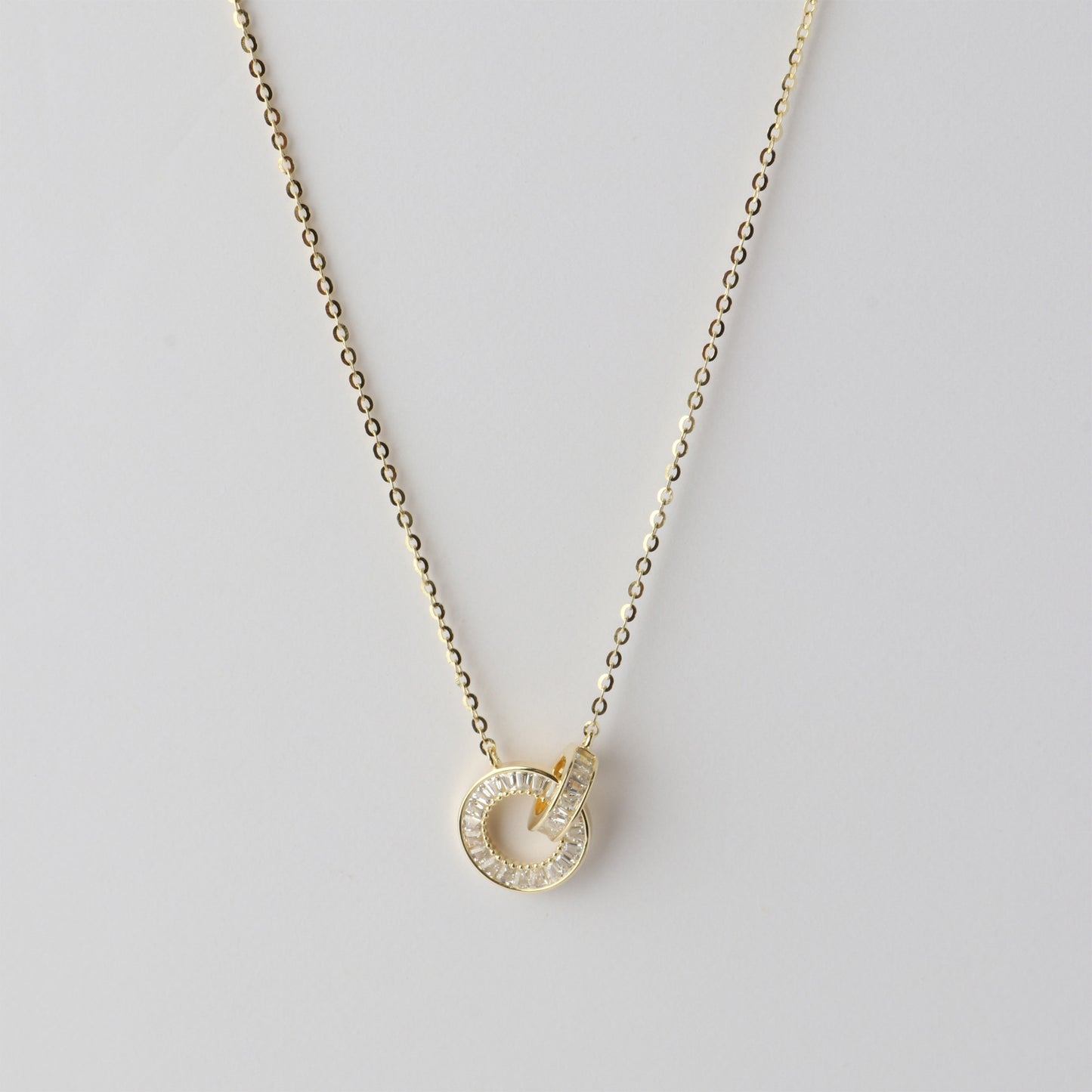 Brittany Cubic Zirconia Necklace 925 Silver