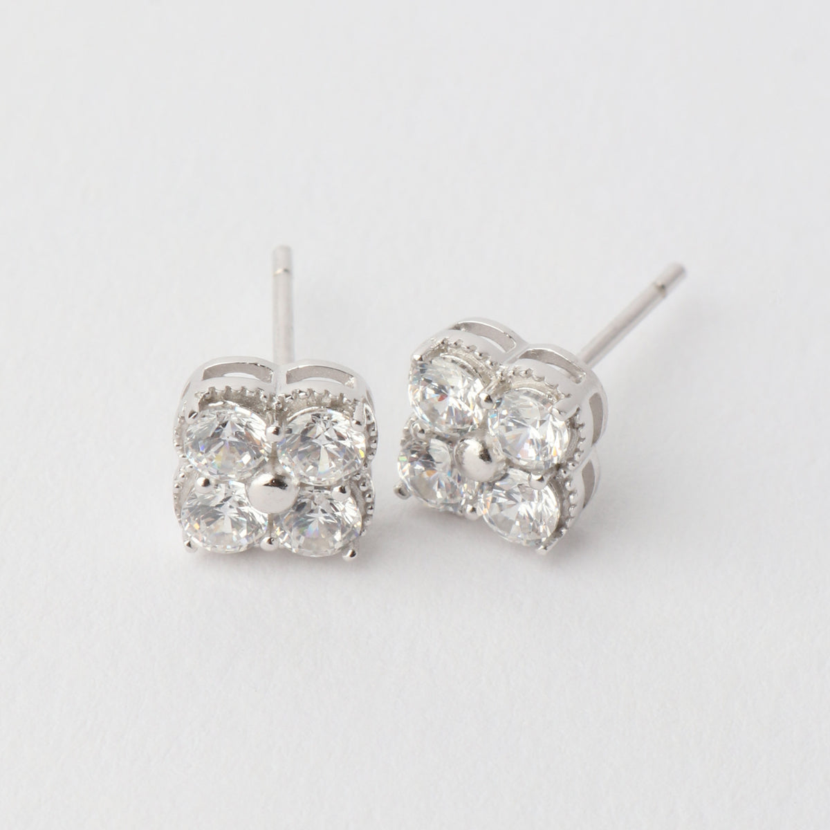 Brianna Cubic Zirconia Earrings 925 Silver
