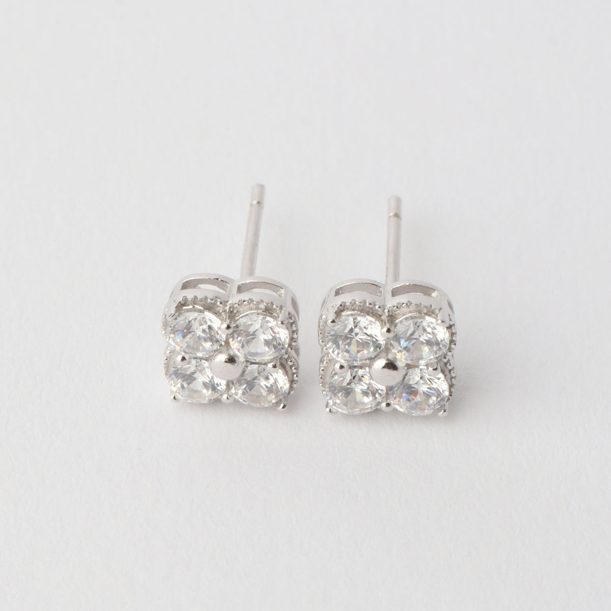 Brianna Cubic Zirconia Earrings 925 Silver