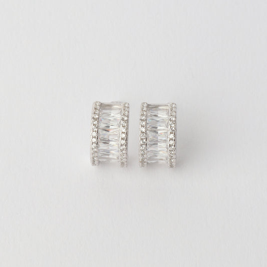 Charlie Cubic Zirconia Earrings 925 Silver