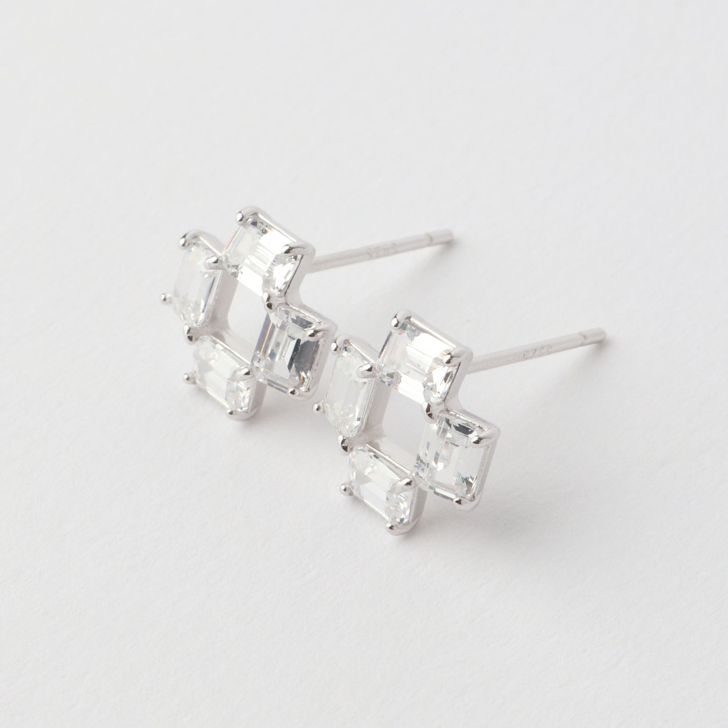 Catalina Cubic Zirconia Earrings 925 Silver