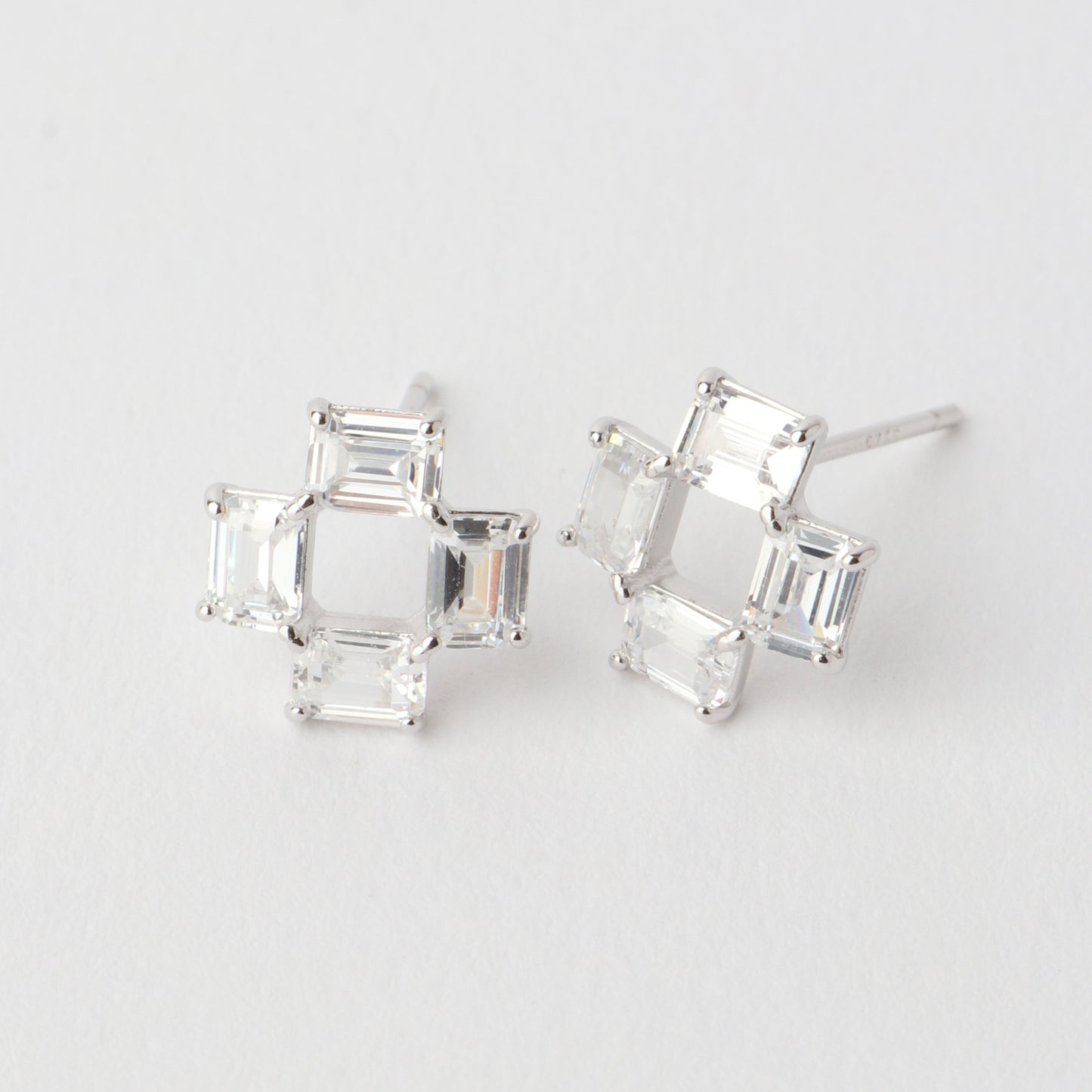 Catalina Cubic Zirconia Earrings 925 Silver