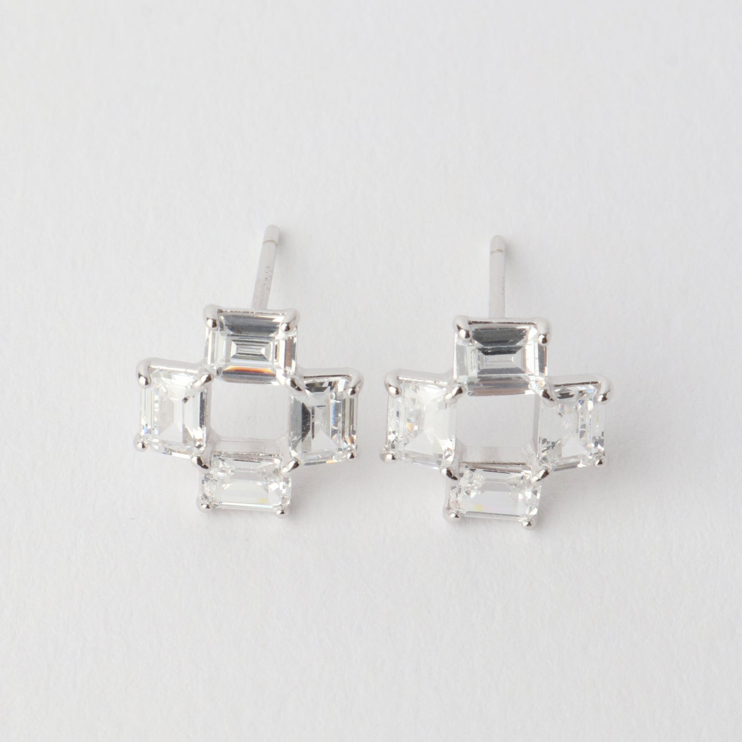 Catalina Cubic Zirconia Earrings 925 Silver
