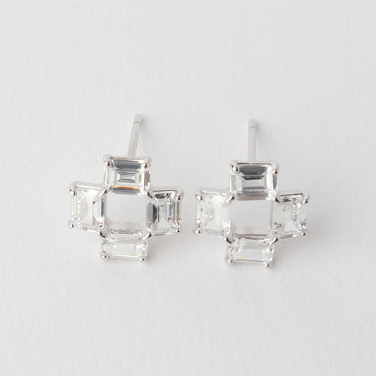 Catalina Cubic Zirconia Earrings 925 Silver