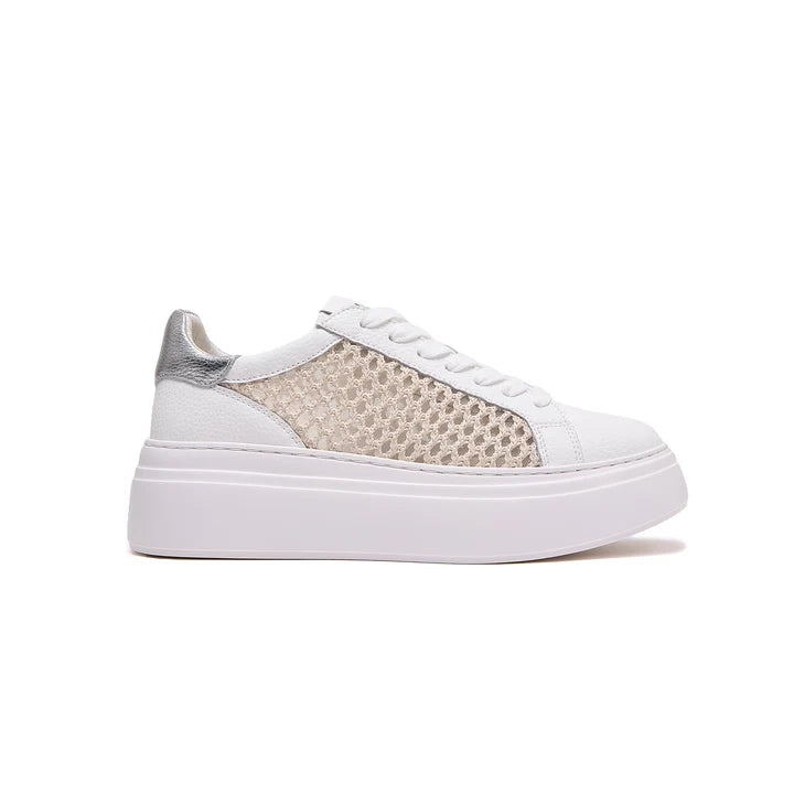 BIBI - White with Ivory Mesh