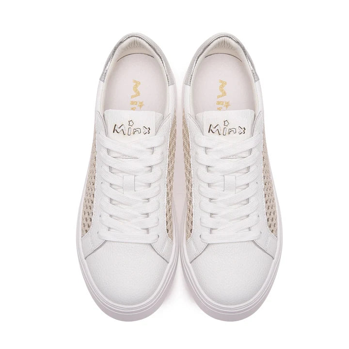 BIBI - White with Ivory Mesh