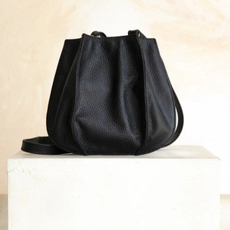 Vera Mina Crossbody Bag - Textured Noir