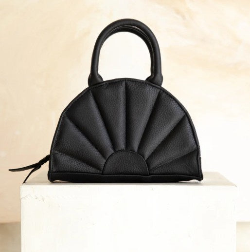 Soleil Mini Tote - Textured Noir