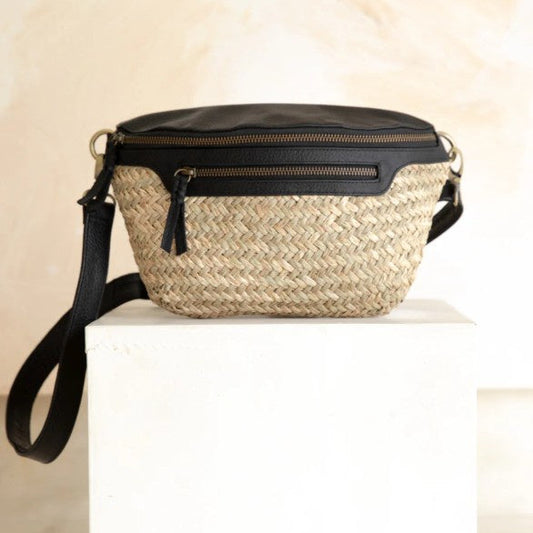 Odette Crossbody Bag - Textured Noir