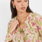 Bohemian Frill Front Blouse