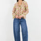Bohemian Frill Front Blouse