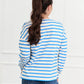 Bretton Stripe Tee - Cornflower Blue