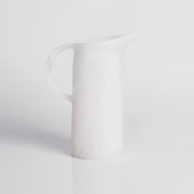 Classical Jug - White Swirl