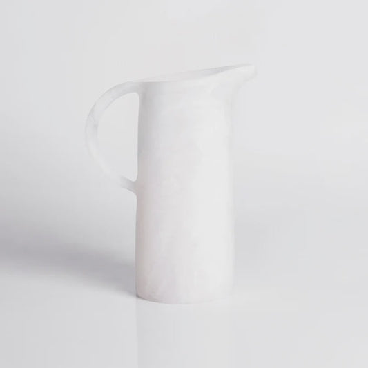 Classical Jug - White Swirl