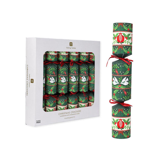 Folklore Green Christmas Crackers