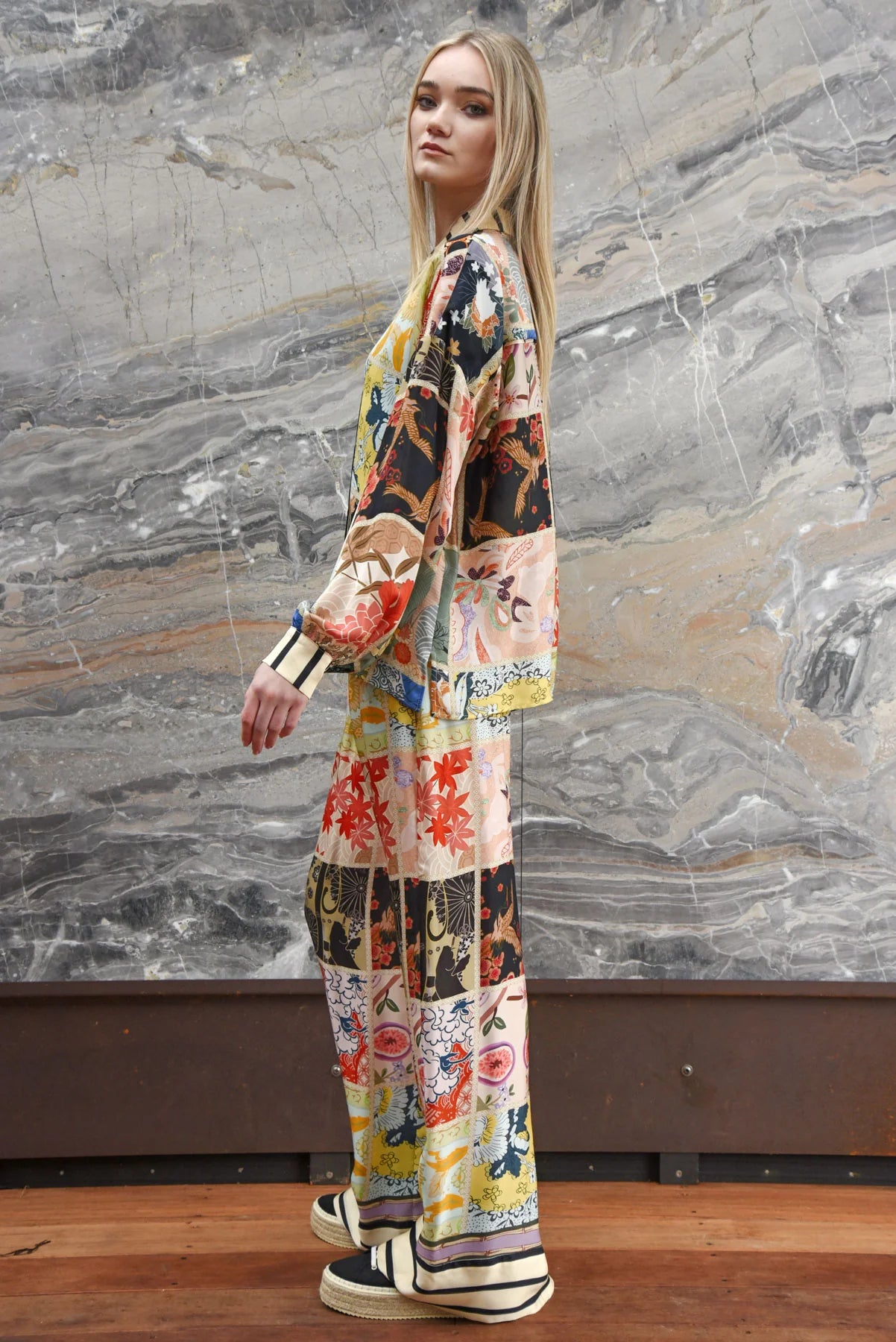 STRETCH A LEG Pant - Squares