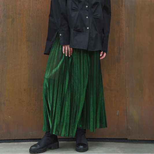 FOREVER LONG SKIRT - Green