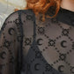 DON'T GET MESHY TOP - BLACK