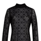 DON'T GET MESHY TOP - BLACK