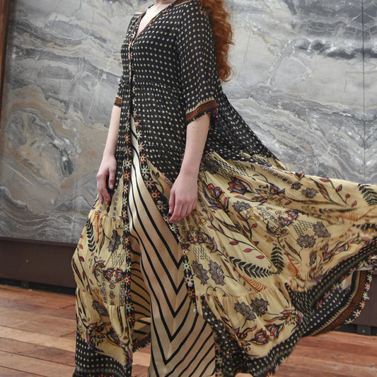 HIGH AND RISING Dress - Border Spot