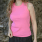 I CALL RIBS Singlet - Pink